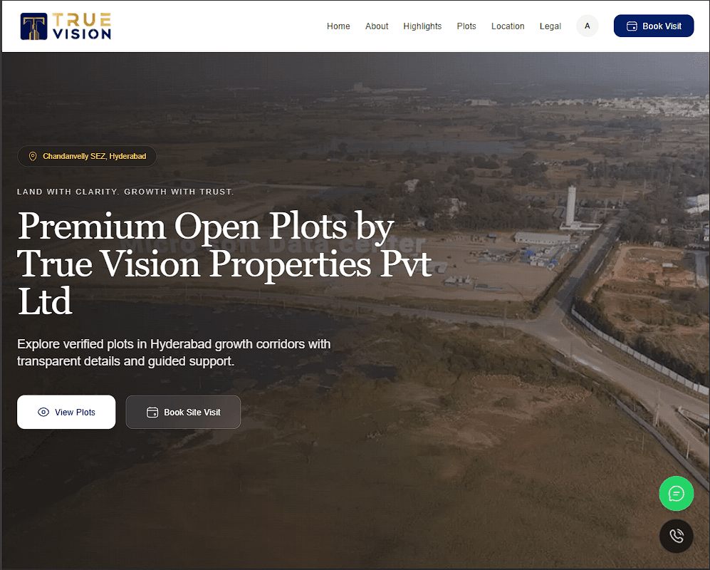 True Vision Properties screenshot