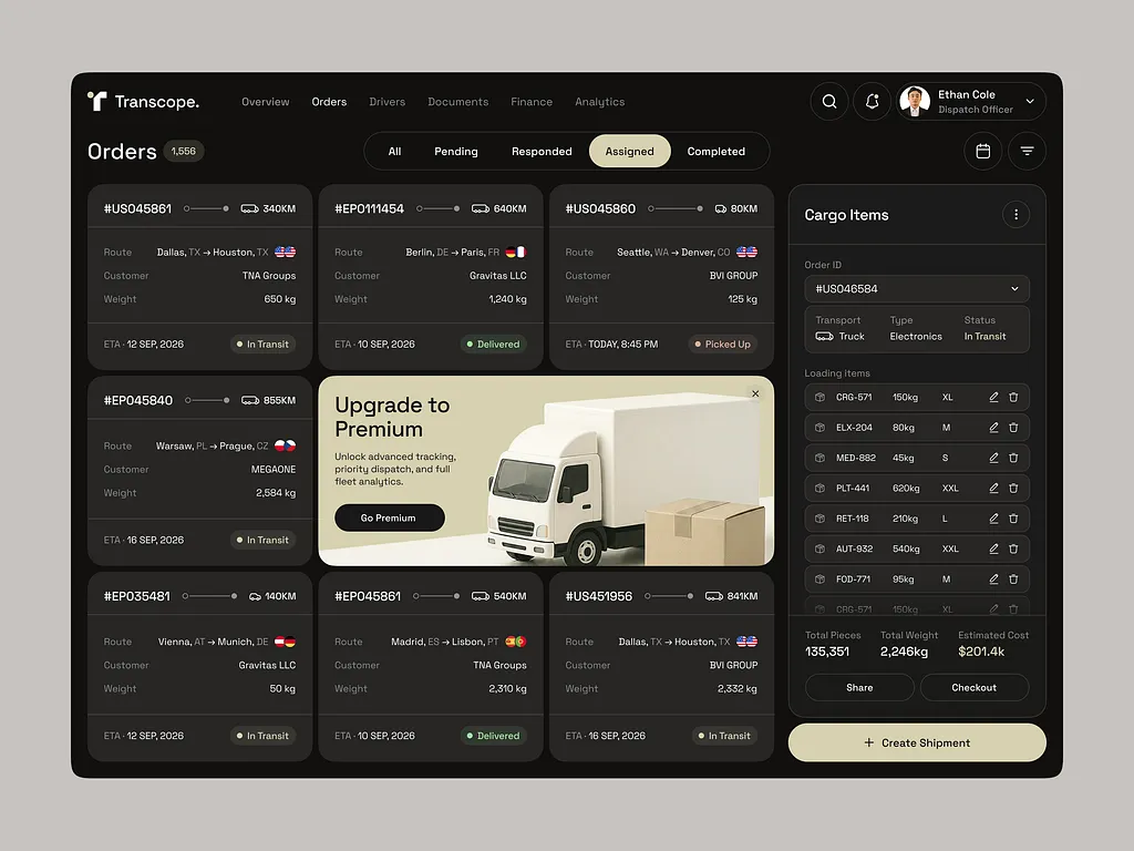 Live Logistics Tracking
